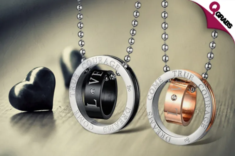 For QR69 Show Your Love with Matching Couple Necklaces - Choose from 8 Romantic Designs!